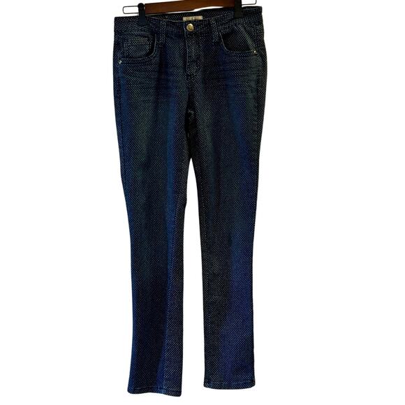Earl Jeans Women's Polka Dot Straight Leg Jeans Size 6 - Picture 1 of 5